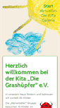 Mobile Screenshot of kita-diegrashuepfer.de