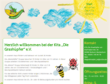 Tablet Screenshot of kita-diegrashuepfer.de